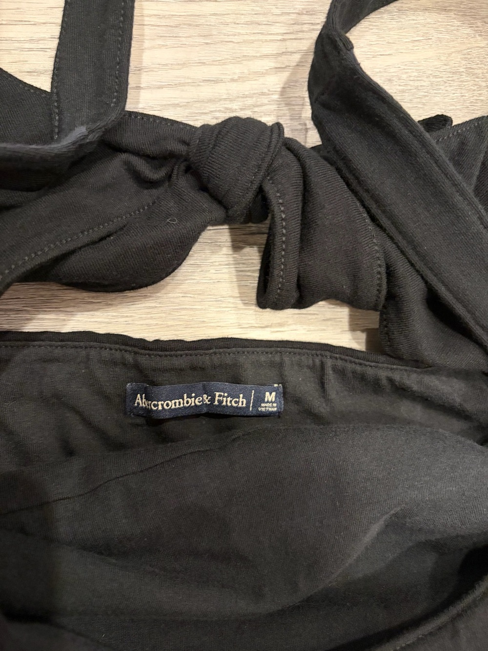 Abercrombie & Fitch Black Scoop Neck Mini Dress - Picture 2 of 3